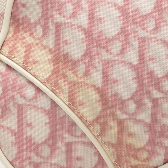 Pre-Loved Dior Mini Diorissimo Coated Canvas Saddle Pochette - Picture 8 of 11